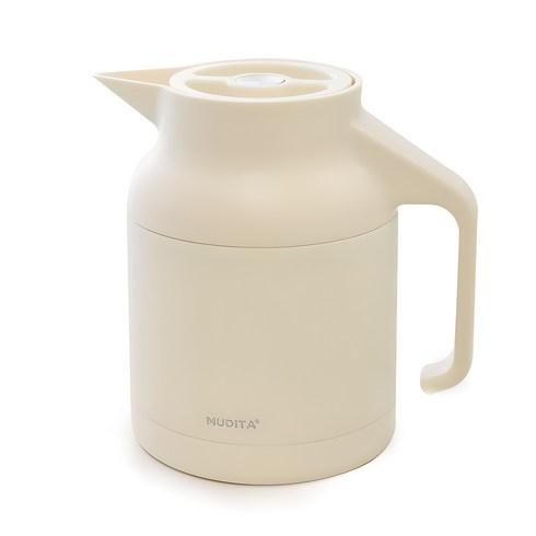 무디타 보온보냉 주전자, 1.5L, 아이보리, 1개