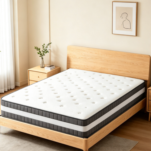 Kosleep 침대 매트리스 무음 독립 스프링 매트리스, 20cm, 중간