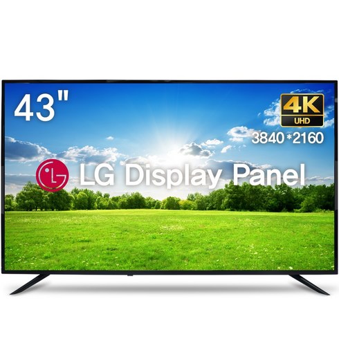 위드라이프 43인치 4K UHD TV 엘지정품패널 에너지1등급 고화질티비, 109cm/43인치, 43UHD, 스탠드형, 고객직접설치