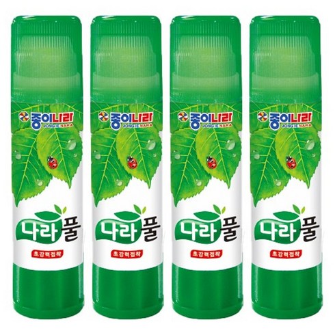 종이나라 투명나라풀, 35g, 4개
