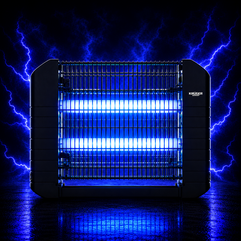 LED 전기 모기퇴치기 가정용 업소용 날파리 포충기, KRK-127W[소형]