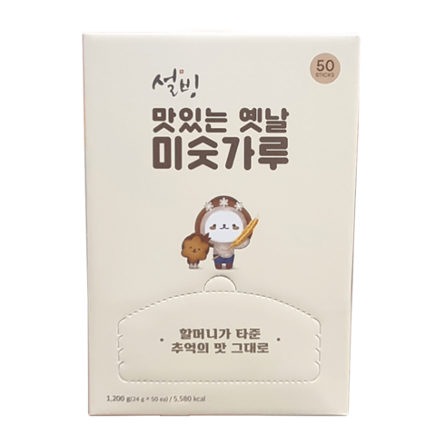 설빙 맛있는 옛날 미숫가루 50p, 1.2kg, 2개