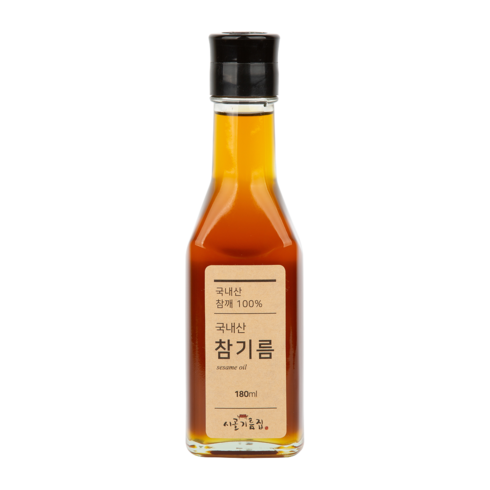 시골기름집 국내산 참기름, 180ml, 1개