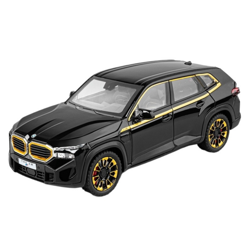 다이캐스트 1:24 BMW XM 모델 비엠 합금 고퀄리티 모형 장식, 블랙, 1개