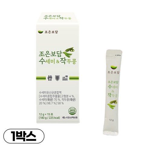 조은보담 수세미 & 작두콩, 1개, 15개입, 180g
