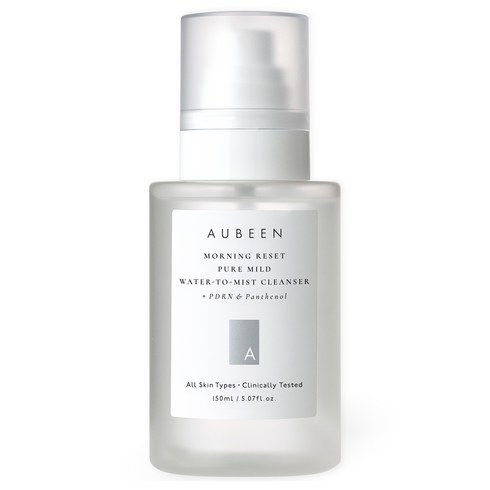 아우빈 순한 아침세안 수분 워터 투 미스트 클렌저 약산성 데일리, 1개, 150ml