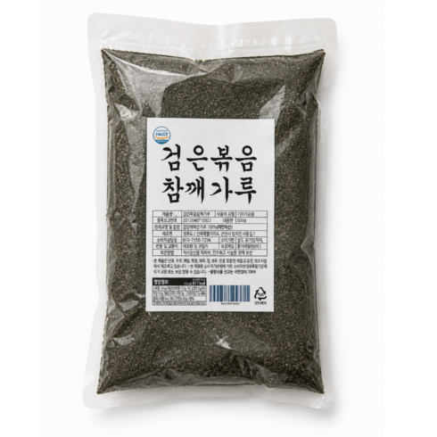볶음 흑임자가루 검은 볶은참깨가루, 1개, 500g