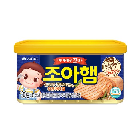 아이배냇꼬마 유아용 조아햄, 200g, 4개