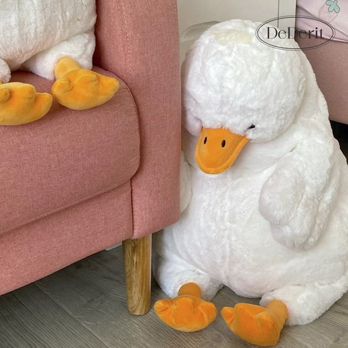 데데리트 안고자는 보들보들 귀여운 오리 꾸덕이 애착 선물용 봉제 인형, 오리 꾸덕이-60cm, 1개, 60cm