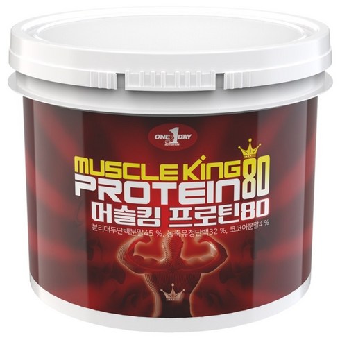 원데이뉴트리션 머슬 king 80 프로틴 초코맛, 1개, 4kg