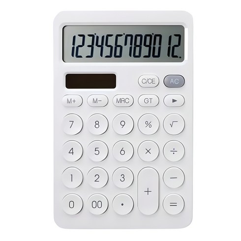 모닝글로리 비움 핸디 계산기 ECD-704, 화이트, 1개