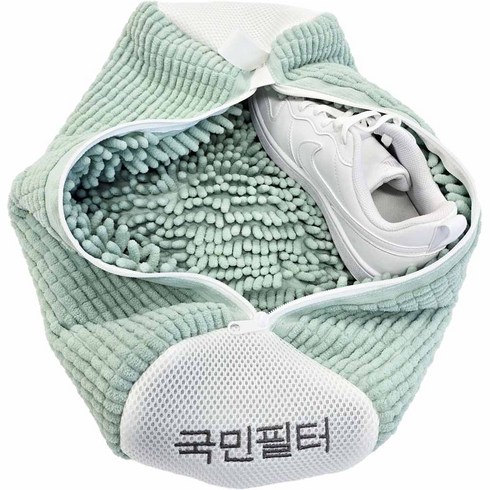 국민필터 2세대 신발 운동화 세탁망 특 대형, 1개, 터쿼이즈