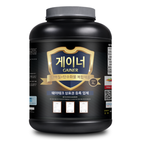 웨이테크 게이너 복합형 벌크업 헬스 단백질보충제, 4kg, 1개