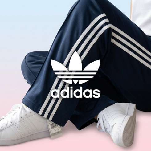 2026 Adidas 아디다스 여성 3선 트레이닝 팬츠 일자 와이드 츄리닝 바지