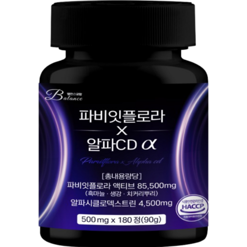 파비 잇 플로라 x 알파CD 알파, 1개, 180정