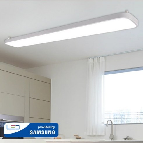 오스람칩 LED 주방등 60W 천장등 조명 전등 플리커프리 (설치설명서 포함), 화이트