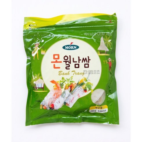 몬 뉴 월남쌈 원형, 200g, 1개