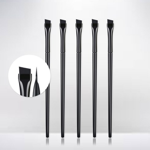 하루닷 슬림 메이크업 아이라이너 브러쉬, 5개, 블랙