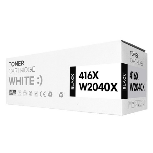 416X W2040X 대용량 재생 호환 토너, 1개, W2040X 검정