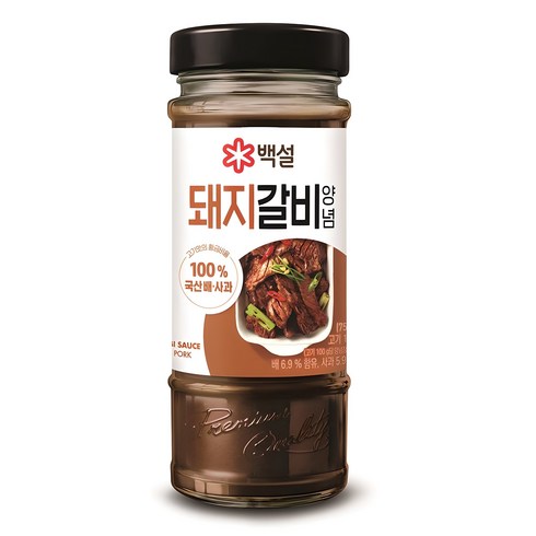 백설 돼지갈비양념, 500g, 1개