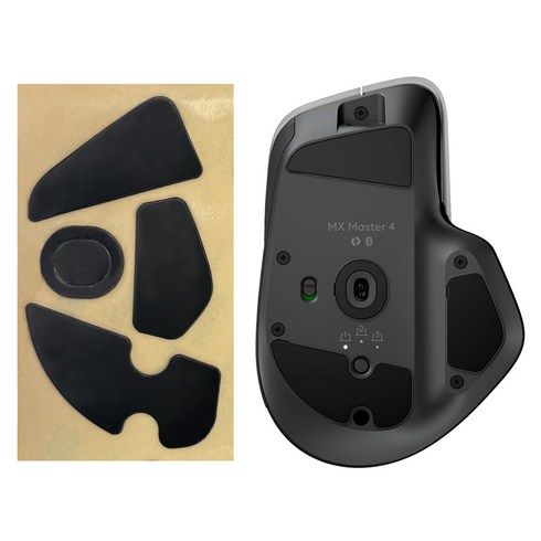 G102 G304 G703 G PRO 지슈라 MX 마스터 애니웨어 호환 마우스피트, 블랙, 로지텍 MX MASTER 4