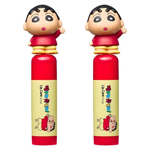아텍스 짱구는못말려 짱구 립케어, 무향, 4.5g, 2개