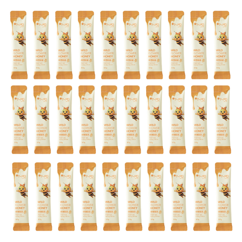 허니럿 프리미엄 야생화꿀 허니스틱, 10g, 100개