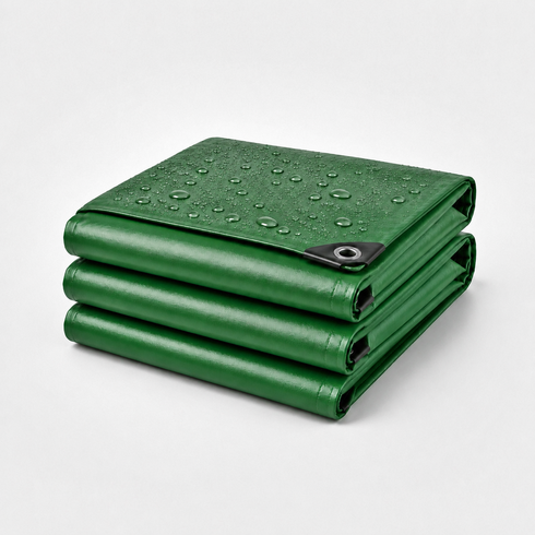 PVC 타포린 방수포 방수 텐트 캠핑 두꺼운 그늘막 1.2M*2M-5M*6M PVC Tarpaulin Green, 녹색