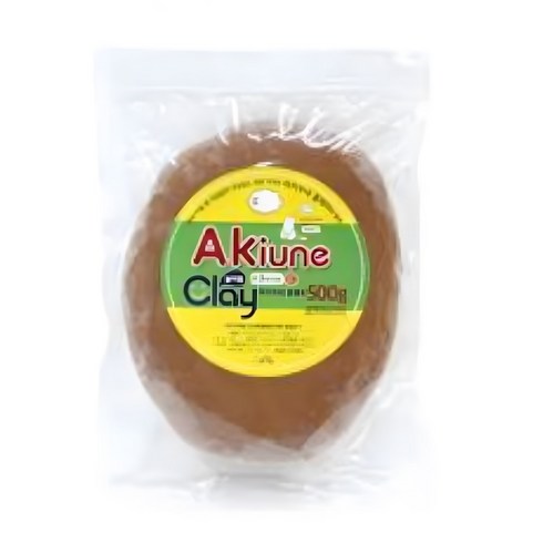 아키우네 유아용 지퍼백 클레이, 갈색, 500g, 1개