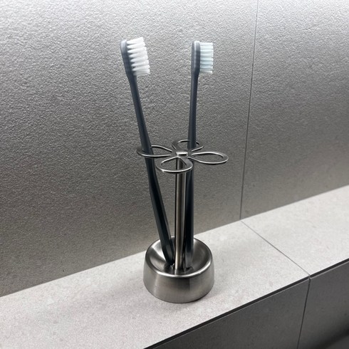 칫솔거치대 스텐 칫솔꽂이, 1개