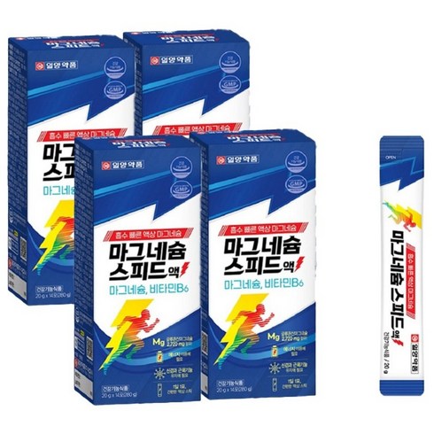 일양약품 마그네슘 스피드액 14p, 280g, 4개
