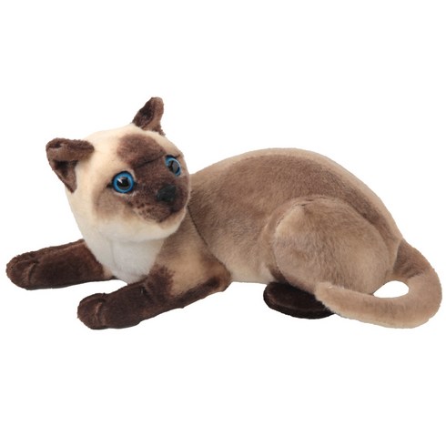 스토리원 리얼 고양이 인형, 샴(눕냥), 25cm, 1개