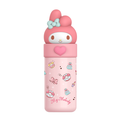 산리오 캐릭터 텀블러 물병 보온 보냉병, 1개, 350ml, 마이멜로디