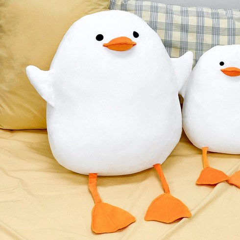 루시아이 파닥파닥 오리 모찌 인형, 50cm, 1개