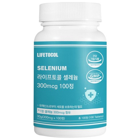라이프토콜 셀레늄 300mcg, 100정, 1개