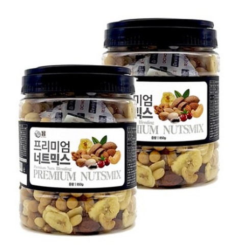 견과공장 프리미엄 너트믹스, 850g, 2개