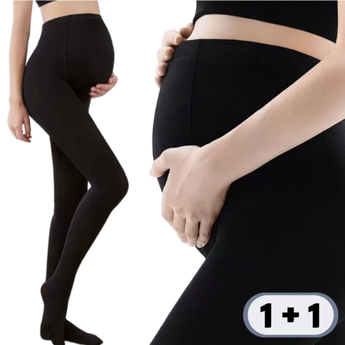 편한맘 1+1 임산부 팬티 스타킹 임부용 복부 서포트