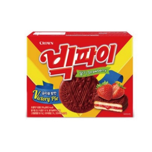 크라운 빅파이 딸기, 216g, 2개