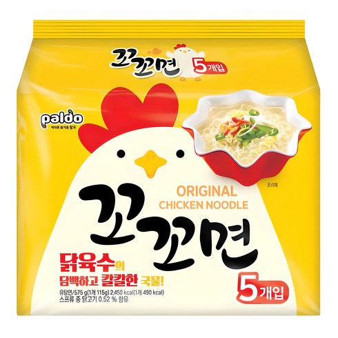 꼬꼬면 115g, 5개