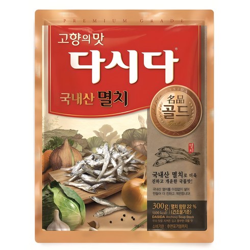 다시다 명품 골드 멸치, 300g, 1개
