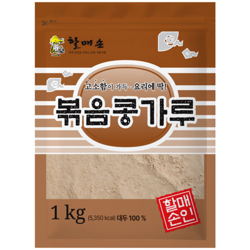 할매손 볶음콩가루, 1kg, 1개