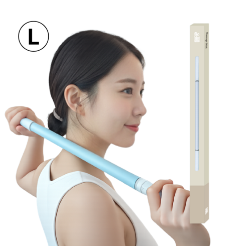 올바름 마사지스틱 종아리 승모근 마사지롤러, L, 1개