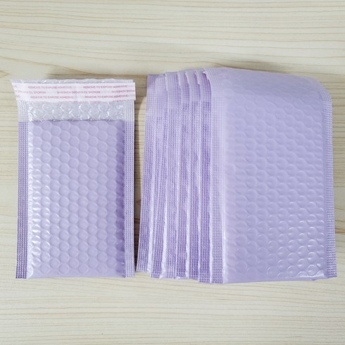 퍼플드리머 포카포장 에어캡봉투 포토카드 포장용품 뽁뽁이 안전 택배 봉투, 8개