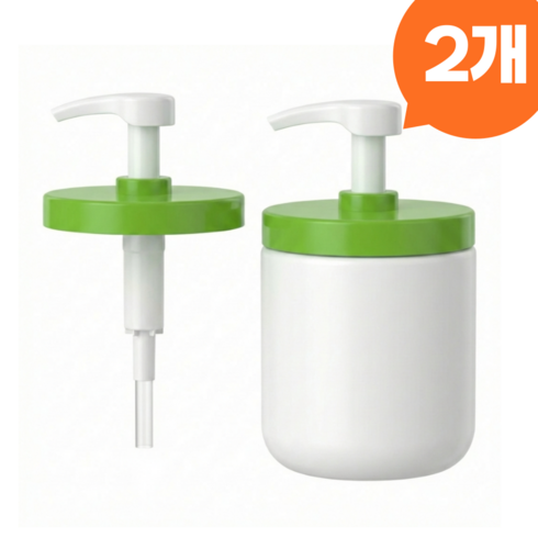 코코로이 세타필호환 펌핑기 펌프 헤드 453g 550g 566g 호환, 2개, 그린