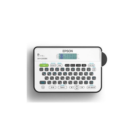 [EPSON] 엡손 네이머 라벨 프린터기, LW-K200BK/블랙, 1개