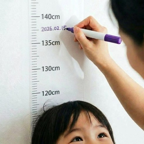 웜네스트 투명 키재기 스티커 시트지