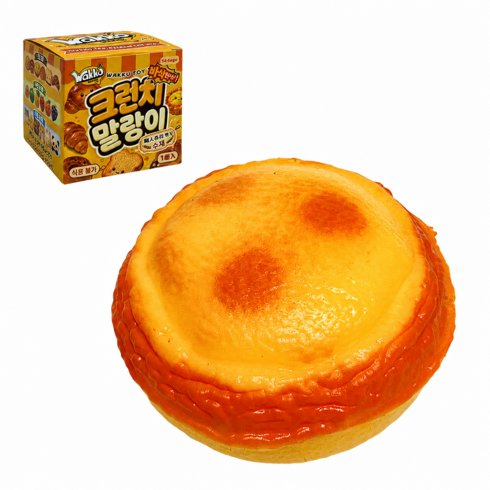 Wakku 수제 크런치 말랑이 슬랑이 바삭바삭 디저트, 에그타르트, 50g, 1개