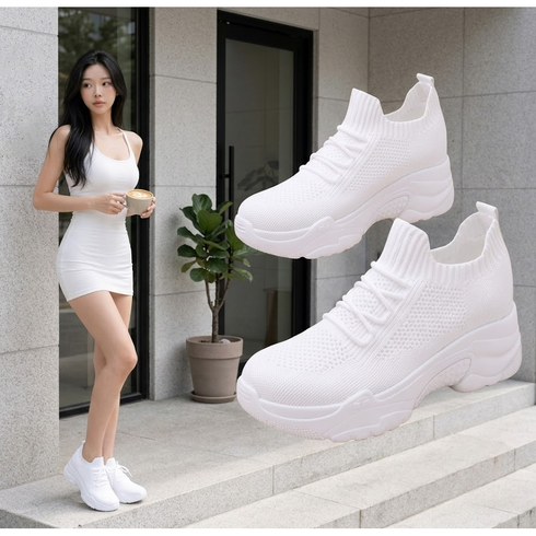 CHENZE 운동화 여성키높이운동화 워킹화 8cm 키높이 캐주얼 편안한 데일리화
