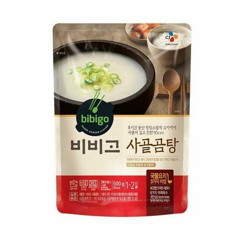 비비고 사골곰탕, 500g, 15개