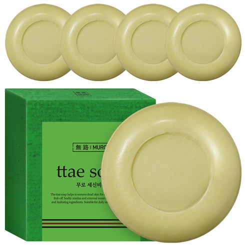 무로 세신비누, 75g, 5개입